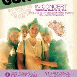 Poster for Gungor concert - March 8, 2011